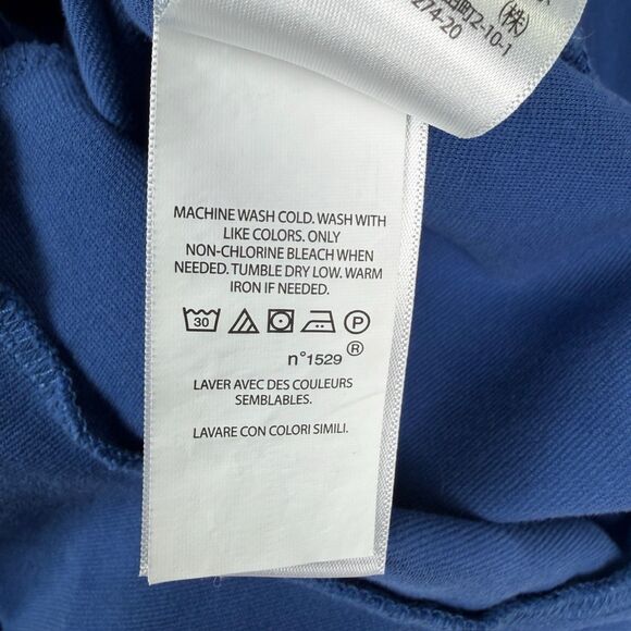 Polo Ralph Lauren Girls 4T Blue Flutter Sleeve Peplum Top Cotton Blend Logo - Picture 9 of 9